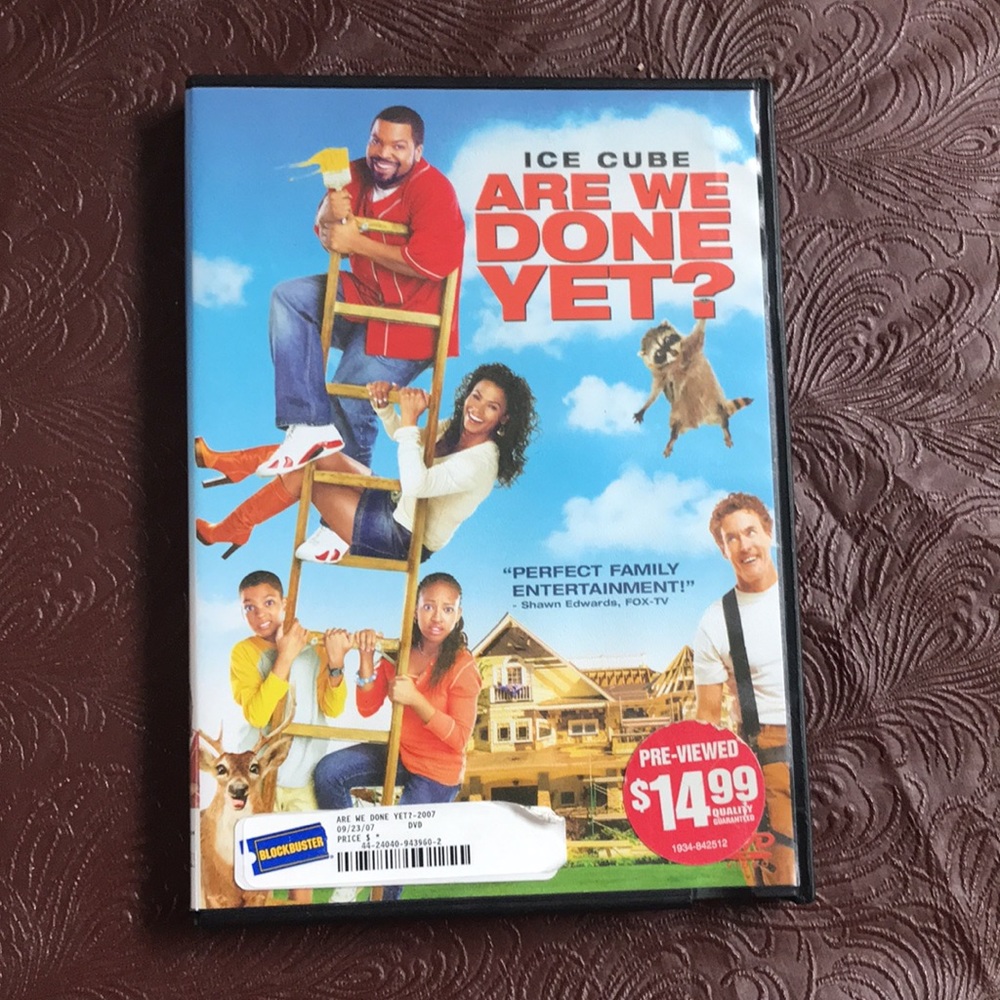 “Ice cube are we done yet”? DVD movie